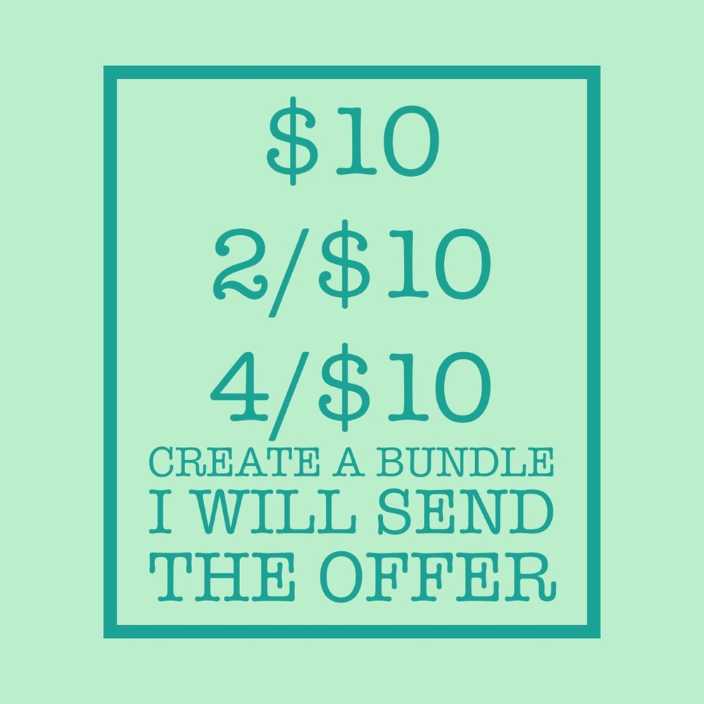 Bundle items to save $$
